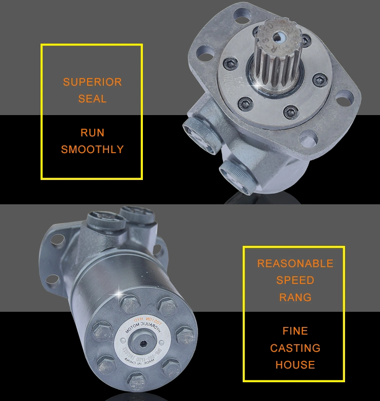 Bmm/Omm Bmr/OMR BMP/Omp Bmh/Omh BMS/Oms Bmt/Omt Bmv/Omv Radial Piston Drive Wheel Oil Orbital Mini Hydraulic Motor with Eaton Sauer Danfoss Poclain Intermot